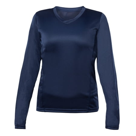 +MD Womens Seamless Crew Neck Long Sleeve T-Shirt Thumb Hole Thermal Underwear Shirt Base Layer Top Tee +MD Womens Seamless Crew Neck Long Sleeve T-Shirt Thumb Hole Thermal Underwear Shirt Base Layer Top Tee